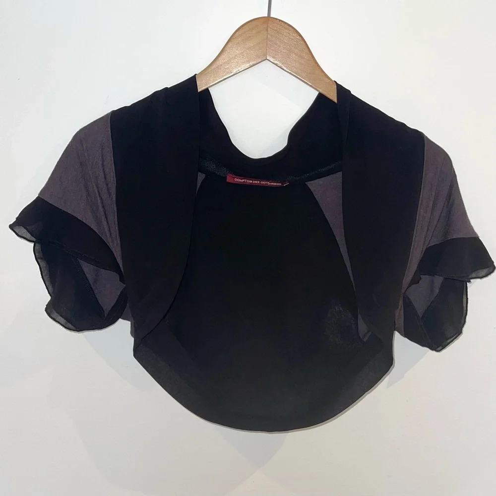 shrug short sleeve cardigan size M Comptoir des Cottoniers France